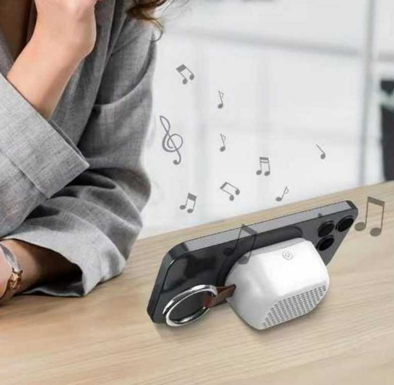Portable Phone Stand with Bluetooth Speaker