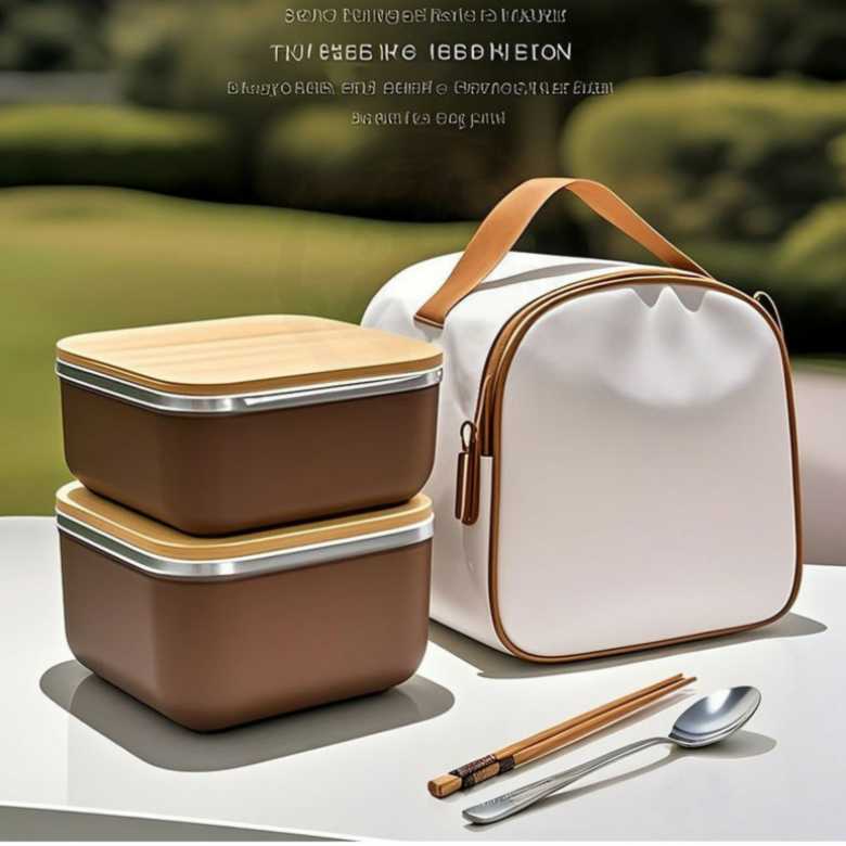 Designer Dual Layer Lunch Box