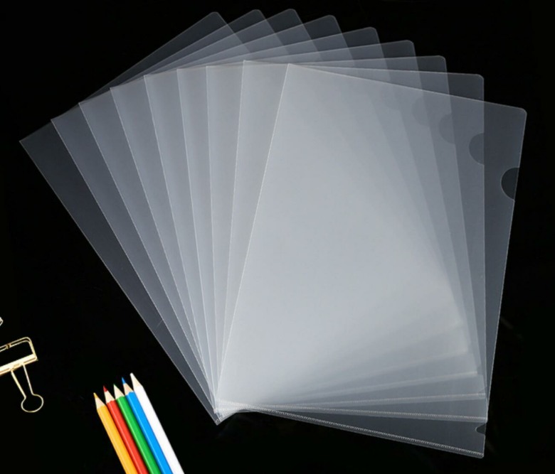 Translucent L Shaped folder [A4]