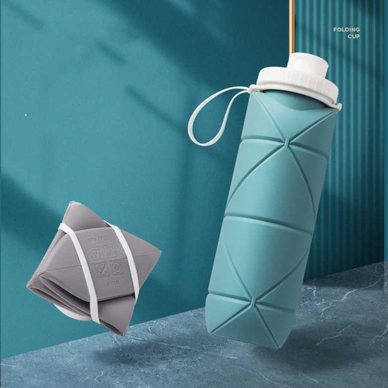 Thinnest Silicone Foldable Bottle [600ml]