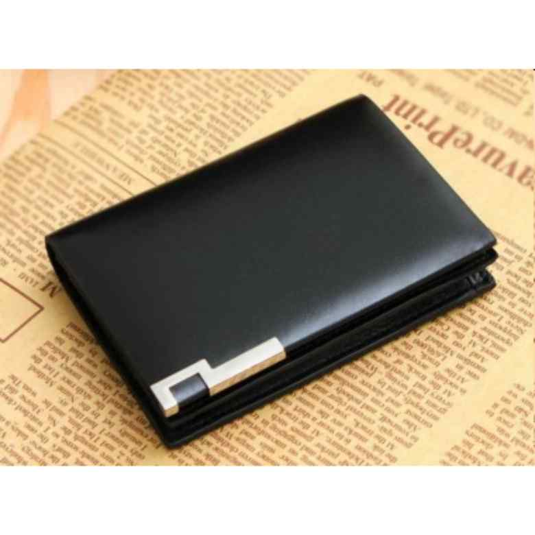 Genuine Leather Namecard Holder (Black) 333