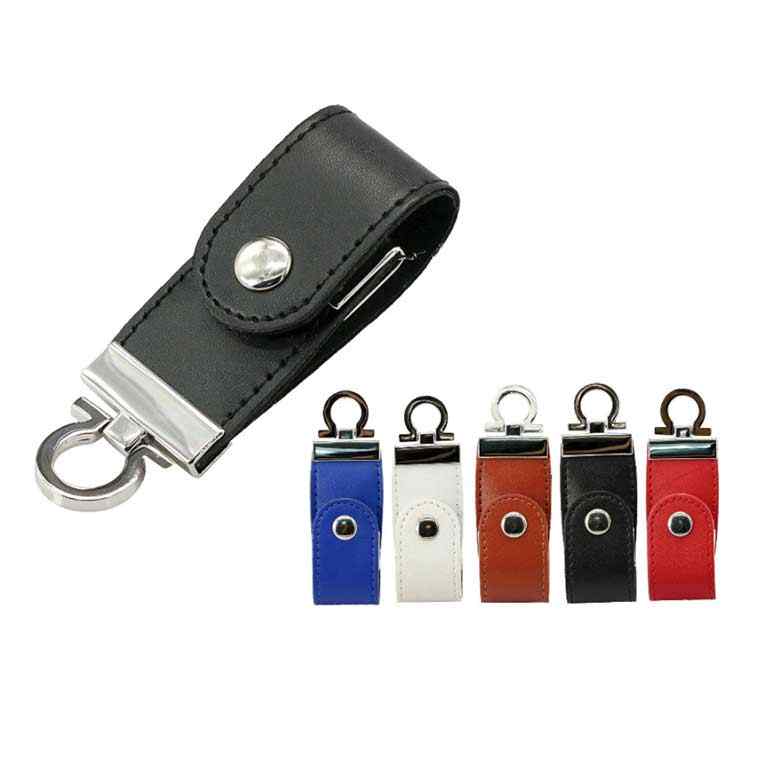Key Thumbdrive with Leather Casing [8GB]