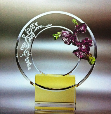 Liuli - Orchid Plaque (Mid Size)
