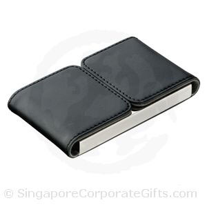 Leather  Namecard Holder with magnetic lid