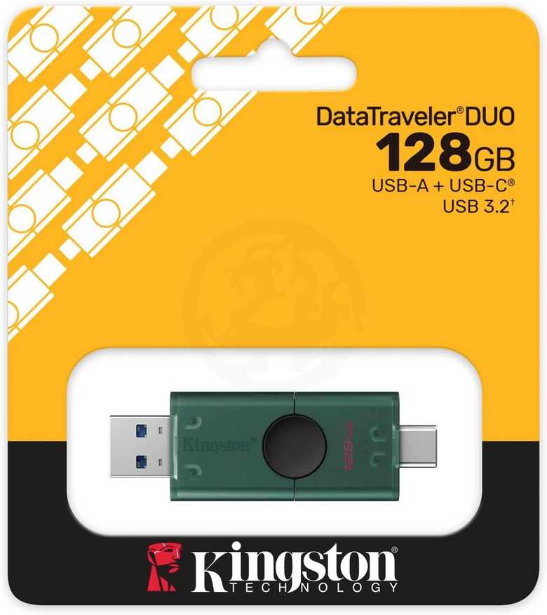 Kingston DataTraveler Duo USB Flash Drive DTDEG2/128GB
