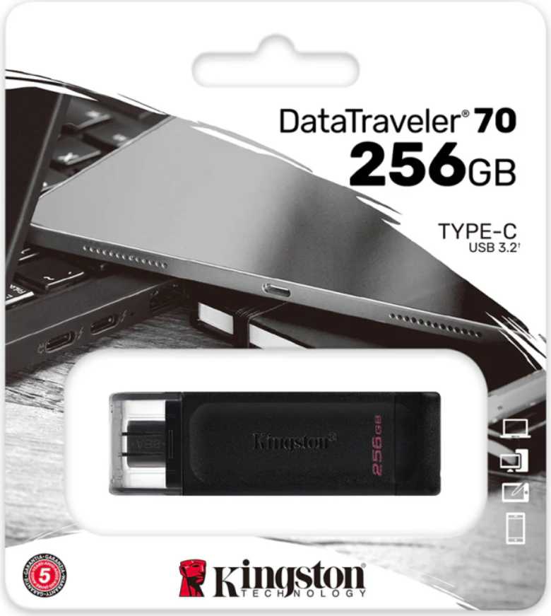 Kingston DataTraveler 70 256GB USB-C Flash Drive