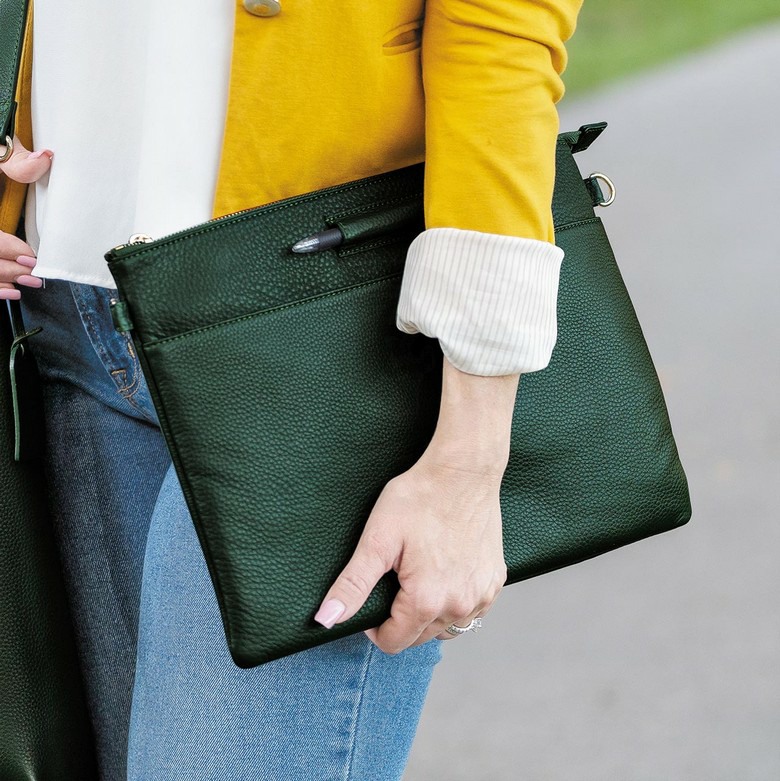 Leather Laptop sleeve [13"]