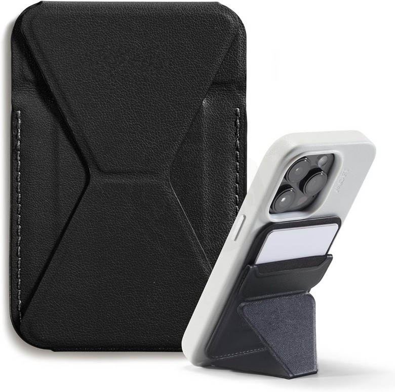 Magnetic Leather Phone Stand and Card Holder 4