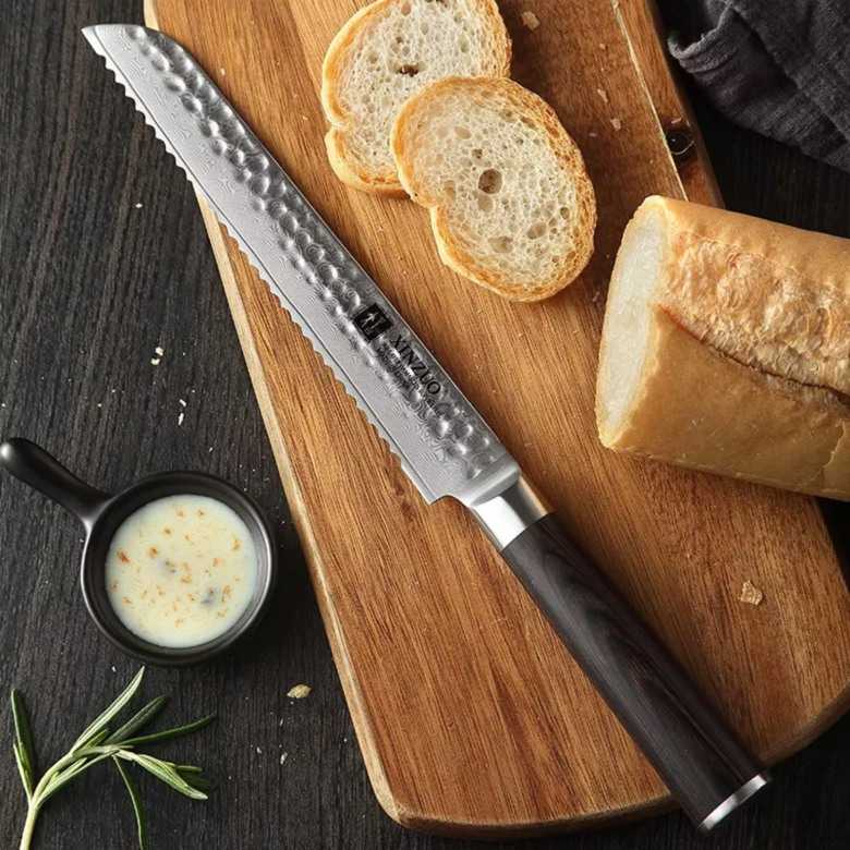 Exclusive Damascus Steel Bread Knife