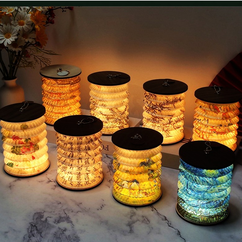 Circular Mooncake Festival Lantern