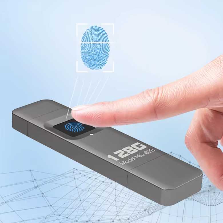 Figerprint Lock Thumbdrive [128GB]