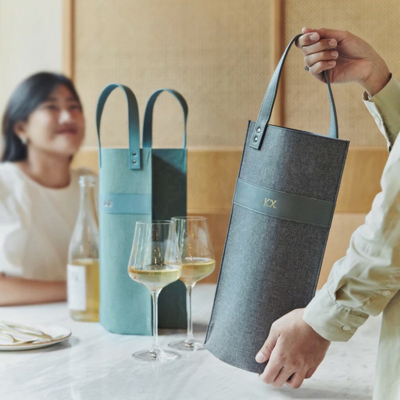 Leather Wine Bottle Carrie