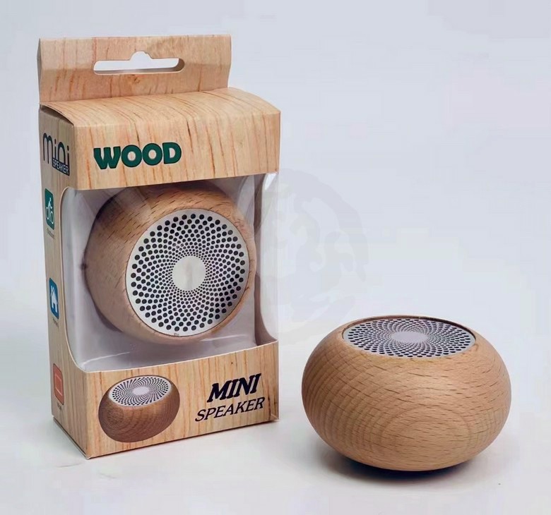 Mini Eco-Friendly Bamboo Bluetooth 5.0 Speaker