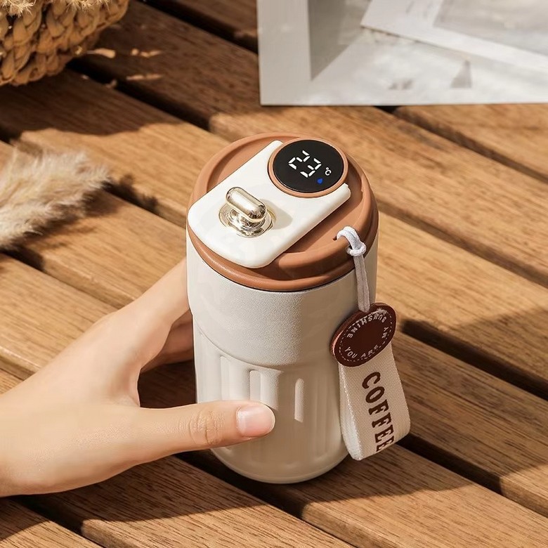 Quality 316SS Vacuum Mug with Temperature Display [500ml]