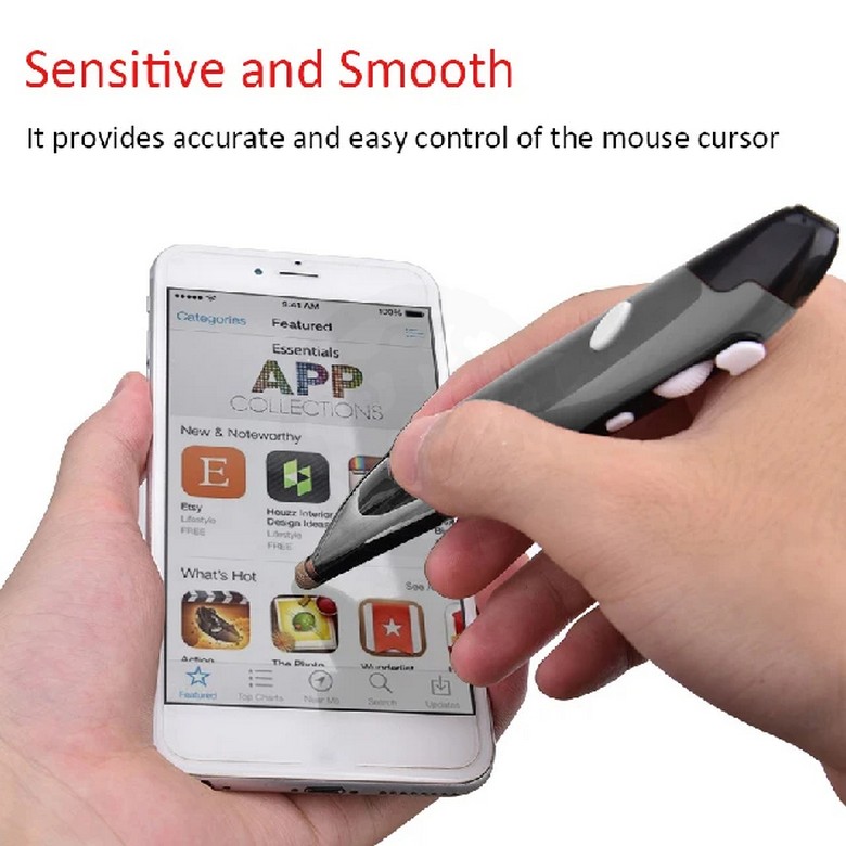 Pen Mouse with Stylus