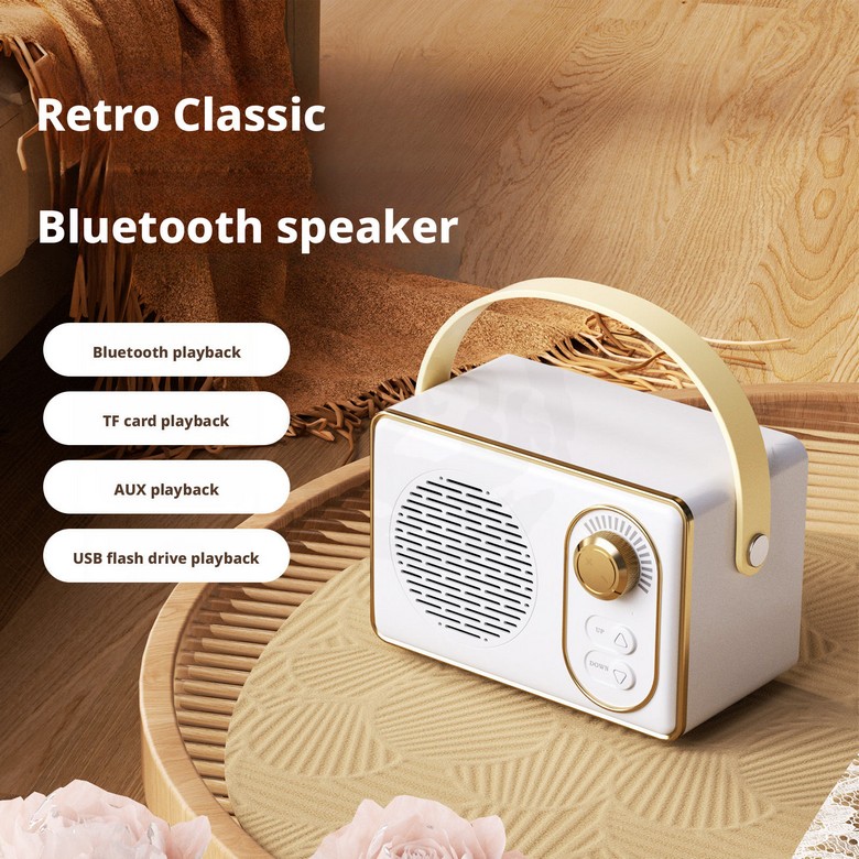 Retro Bluetooth Speaker with Radio