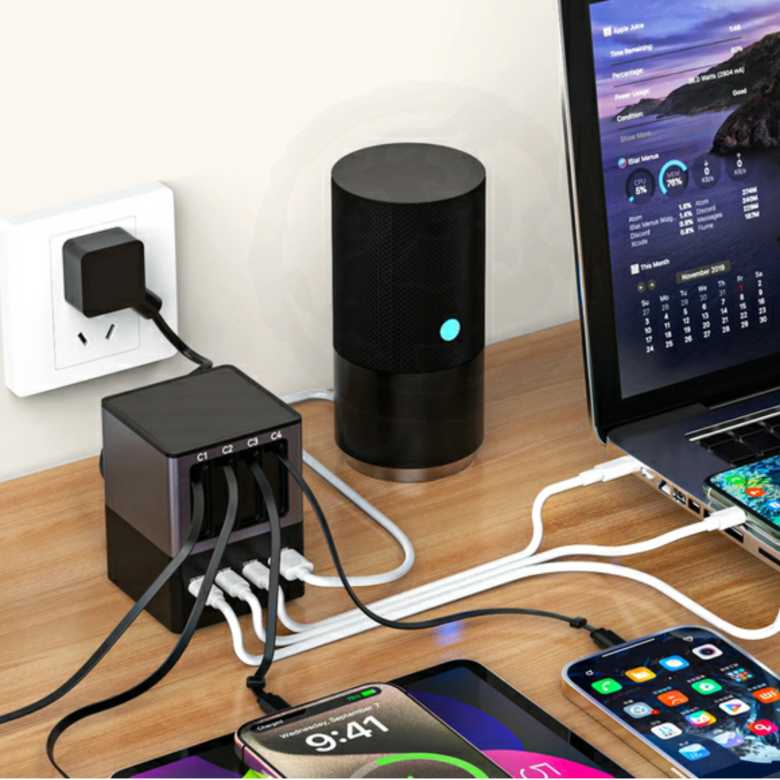 110W Multiport Desktop Charging Station