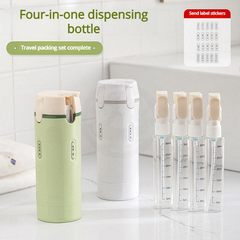 4-in-1 Travel Dispenser Organiser