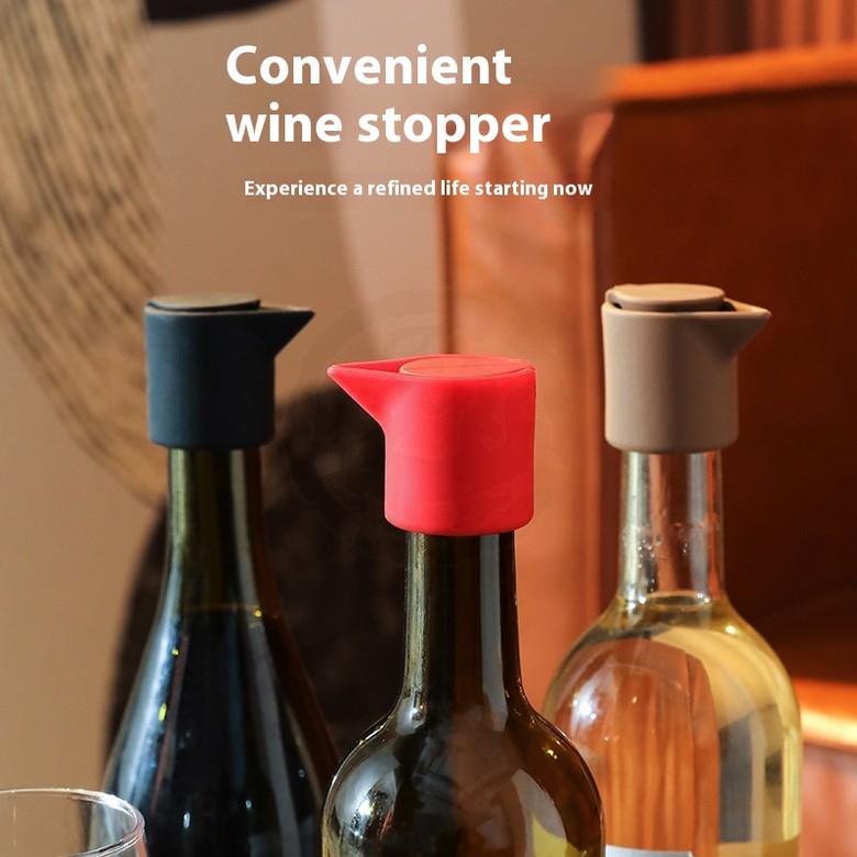 Food-Grade Wine stopper cum Pourer