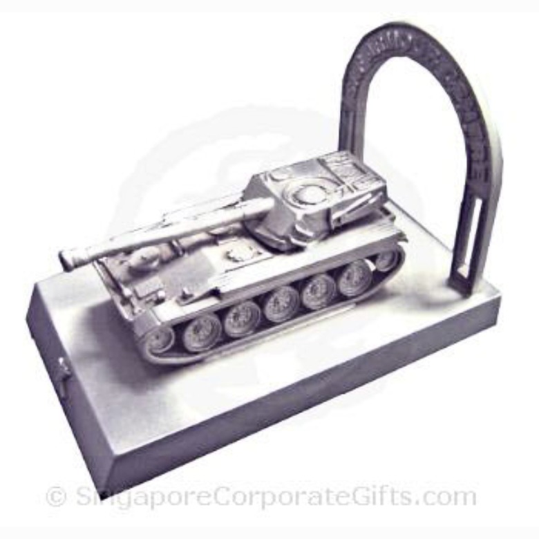 Customised Pewter Figurine (Tank)