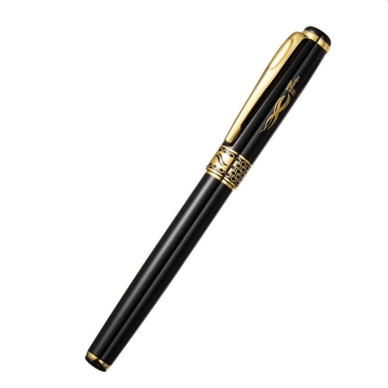 Exclusive Metal Ball Pen with Gold Inlay