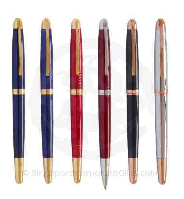 Exclusive Metal Pen with Transparent Finish 602-6-11(Ball,Roller