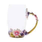 Exclusive Daisy Motif Enamel Cup (350ml) Exclusive Daisy Motif Enamel Cup (350ml)
