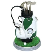 Golf Bag with Pen, Clock and base Golf Bag with Pen, Clock and base