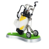 Golf Car Pen Holder with clock (with base) Golf Car Pen Holder with clock (with base)