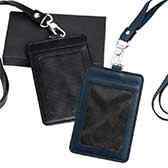 Leather ID Pass Holder with Lanyard Leather ID Pass Holder with Lanyard