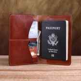 Italian Vegetable Tanned Leather Passport Holder Italian Vegetable Tanned Leather Passport Holder