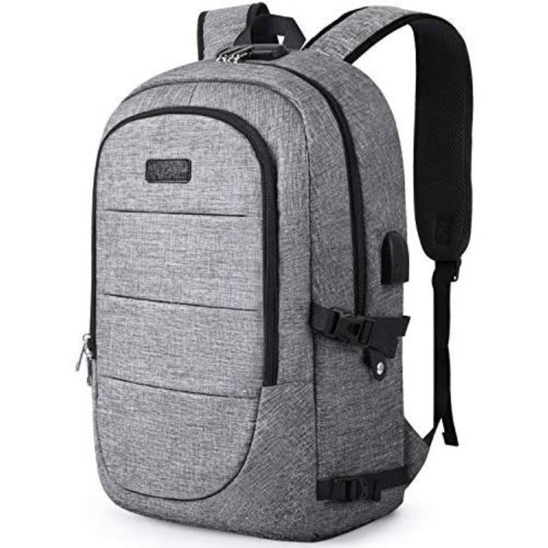 Laptop Backpack with USB and Lock