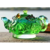 Liuli Teapot - Frog and Lily Pad Liuli Teapot - Frog and Lily Pad