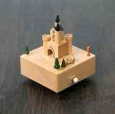European Castle and Car Wooden Music Box Fashion Decoration for European Castle and Car Wooden Music Box Fashion Decoration for