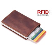 RFID Blocking Leather Credit Card Holder RFID Blocking Leather Credit Card Holder