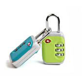 13328 Two Tones 3-dial combo luggage TSA lock 13328 Two Tones 3-dial combo luggage TSA lock