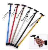 Foldable Aluminum Walking Stick With Adjustable Height and Non-s Foldable Aluminum Walking Stick With Adjustable Height and Non-s
