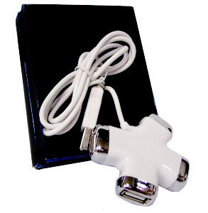 White USB Hub 20(4ports)