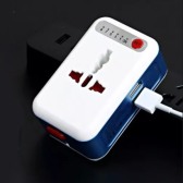 Universal Travel Adaptor with 2 USB and Timer Universal Travel Adaptor with 2 USB and Timer