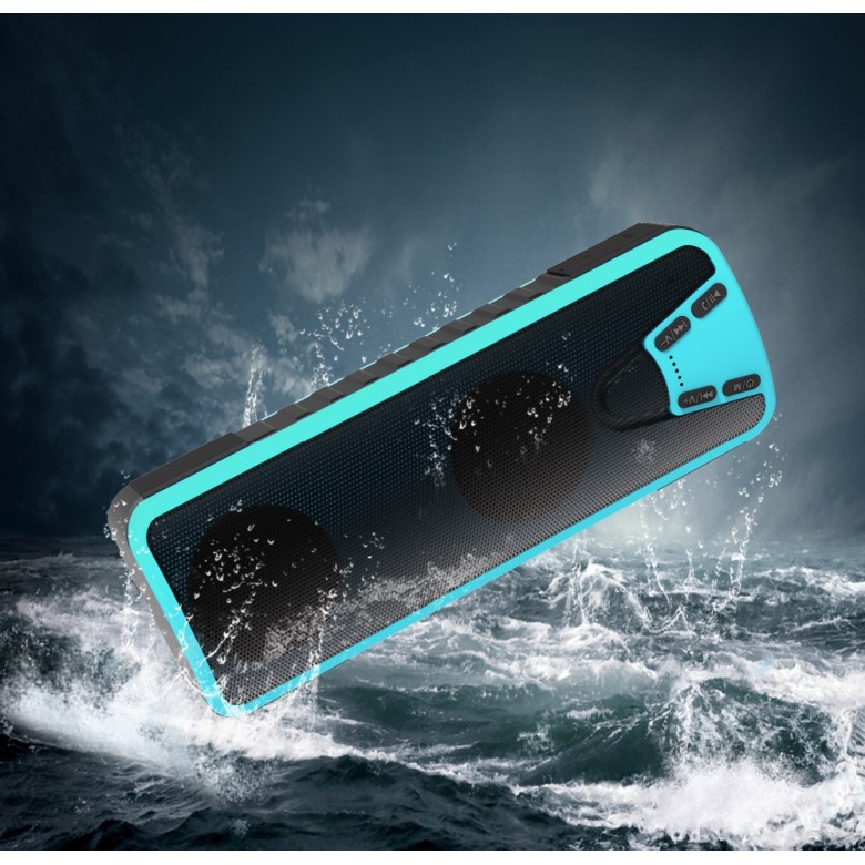 Waterproof Powerbank with LED and Bluetooth Speaker [40000mAh]