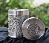 Flower Pewter Box Flower Pewter Box